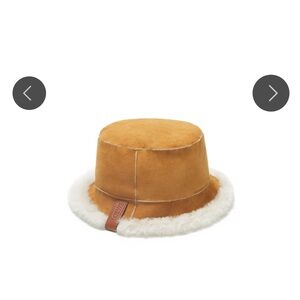 Loewe Anagram Reversible Shearling Hat